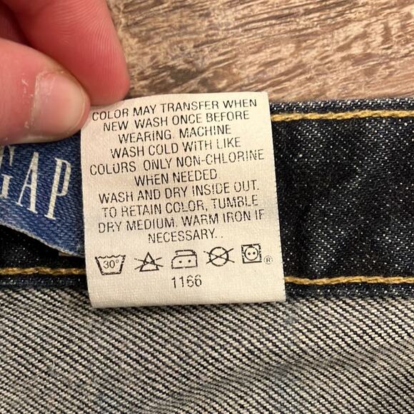 GAP Dark Wash Stretch Bootcut Jeans Size 12 - Picture 8 of 8